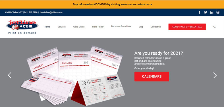 Jetline Website